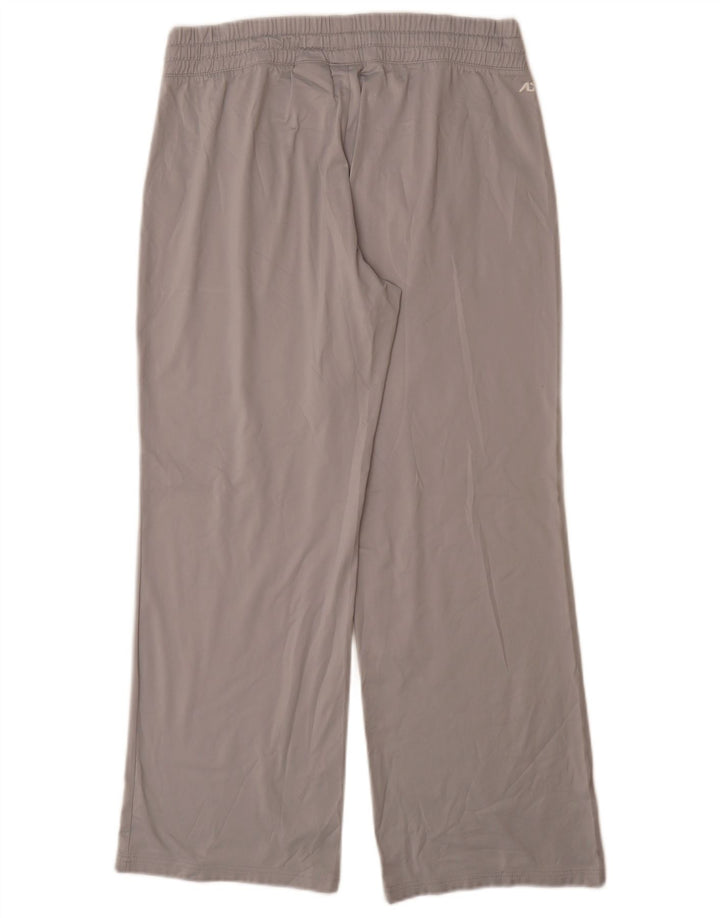 Nike Womens Tracksuit Trousers UK 14 Medium  Grey Polyester