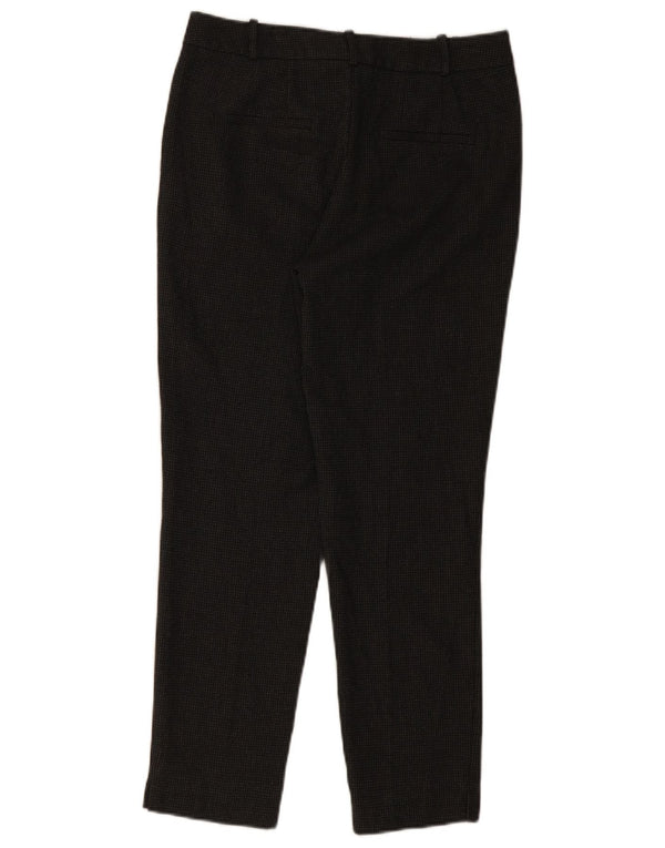 Zara Womens Slim Suit Trousers EU 36 XS W26 L28 Grey Argyle/Diamond