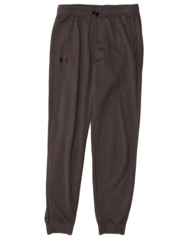 Under Armour Boys Graphic Tracksuit Trousers Joggers 11-12 Years Large Grey