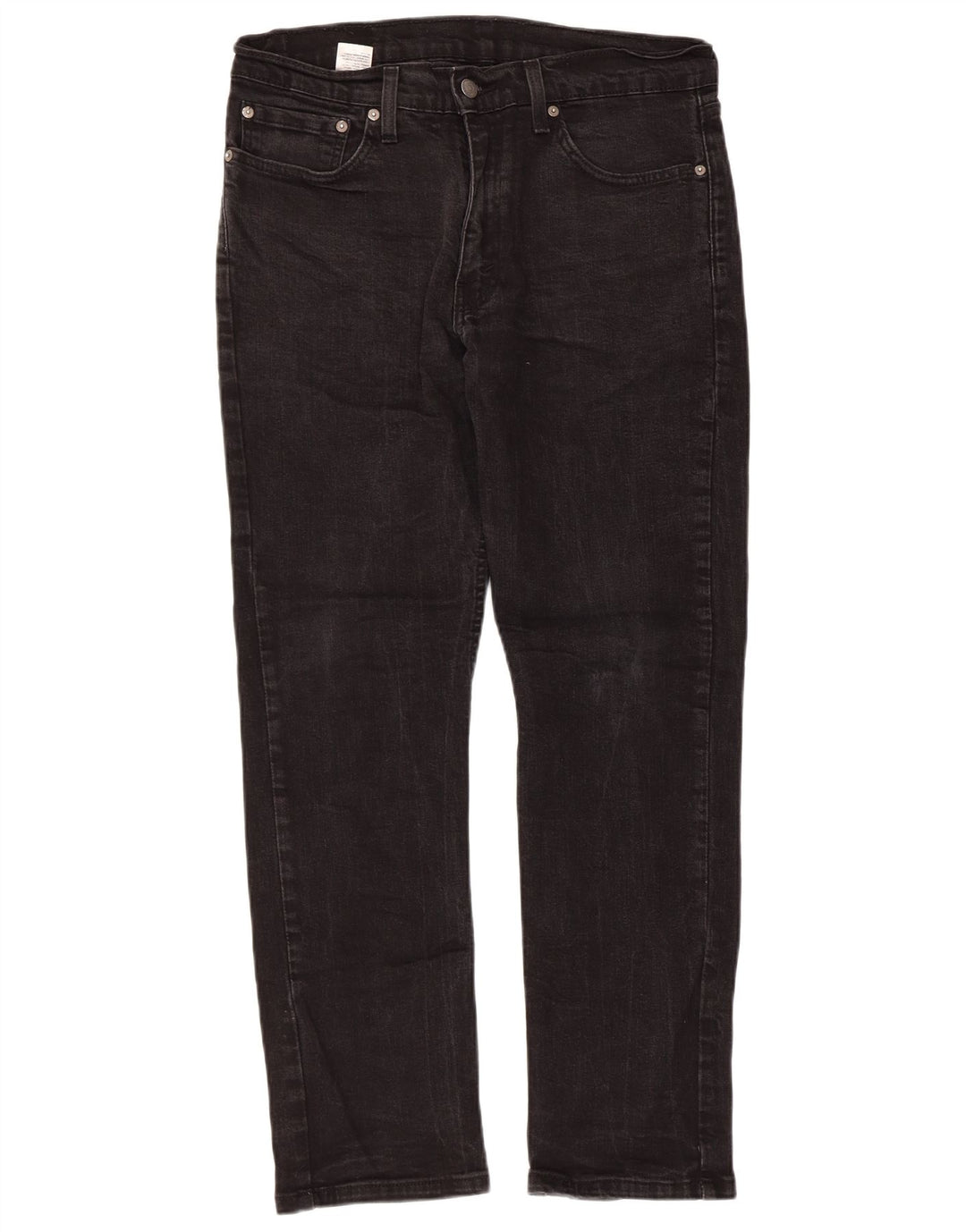 Levi's Mens Slim Jeans W34 L30 Black Cotton