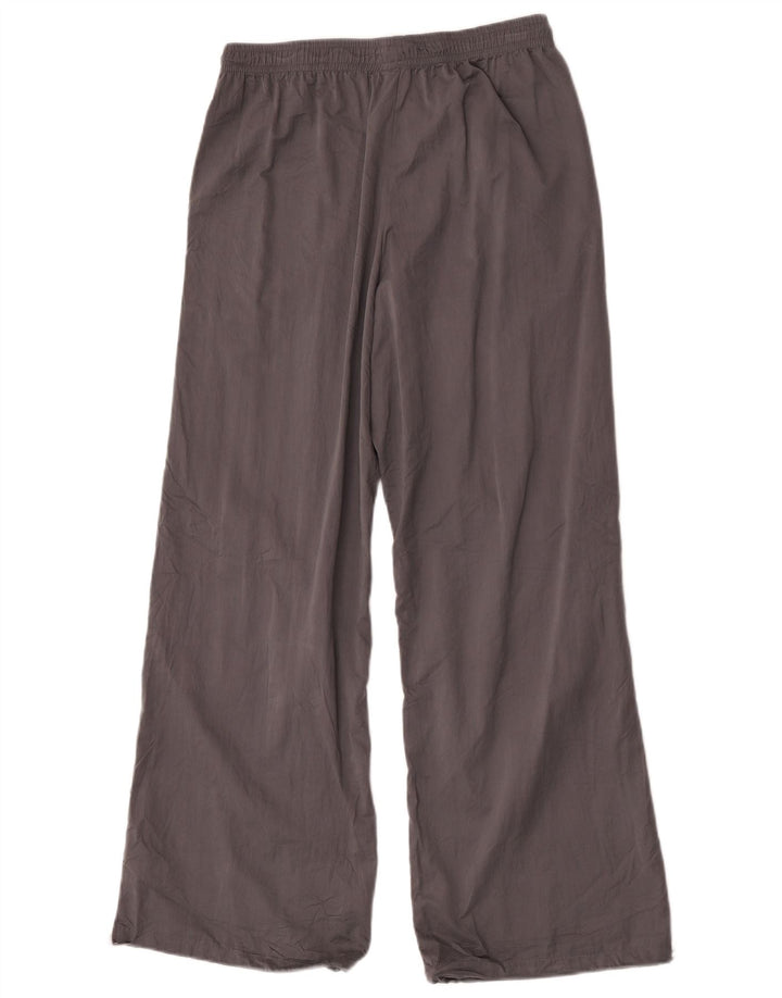Zara Womens Flare Tracksuit Trousers UK 8 Small Grey Polyester