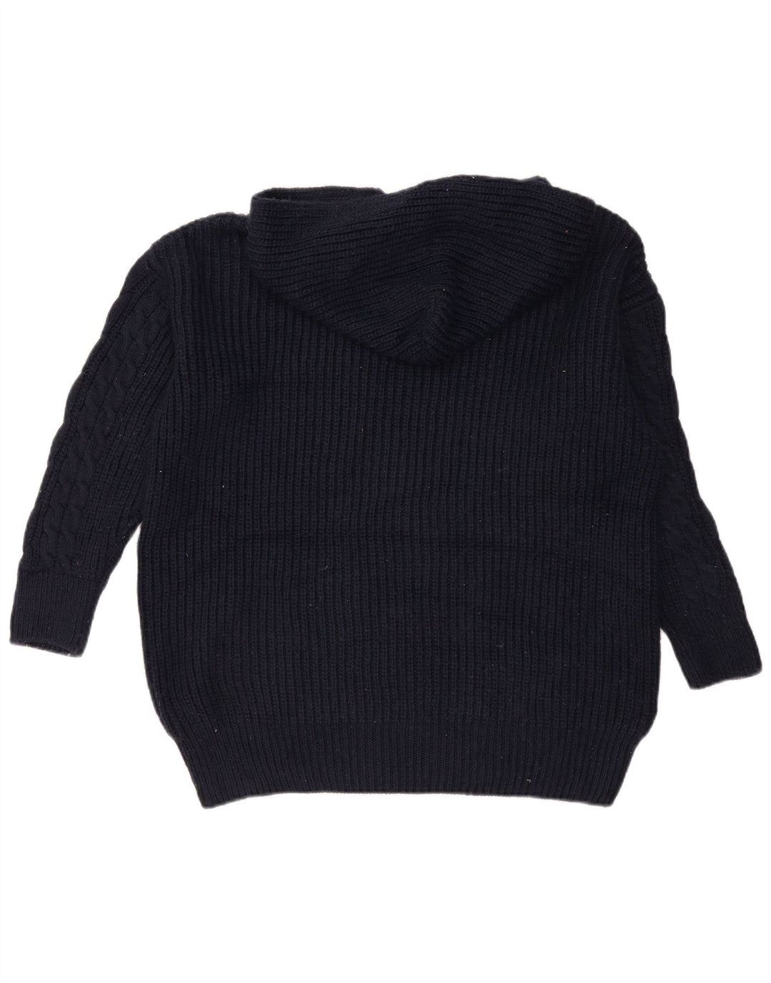 Marks & Spencer Womens Oversized Jumper Sweater UK 14 Medium Navy Blue