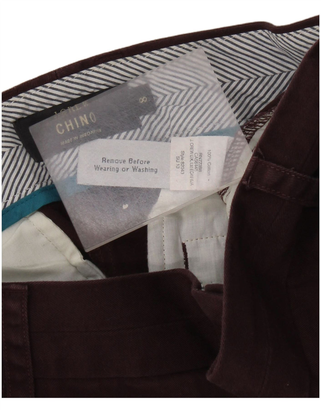 J. CREW Womens Chino Shorts US 8 Medium W32  Brown Cotton