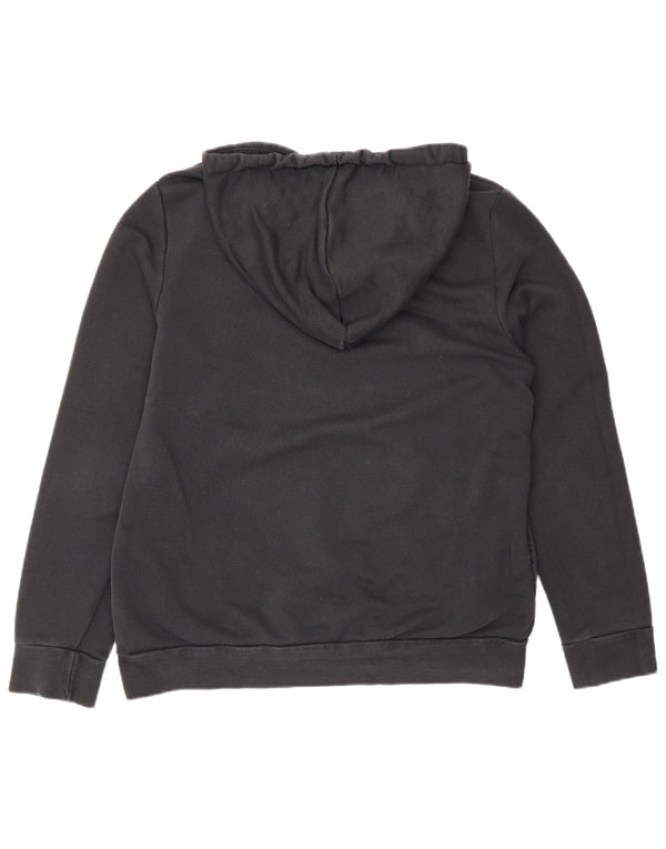 Adidas Womens Graphic Sweatshirt Jumper UK 16/18 Large Black Cotton
