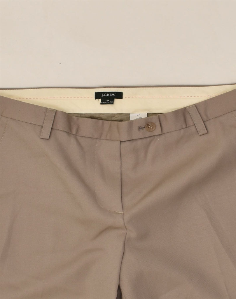 J. CREW Womens Petite Straight Chino Trousers US 12 Large W34 L30 Beige | Vintage J. Crew | Thrift | Second-Hand J. Crew | Used Clothing | Messina Hembry 