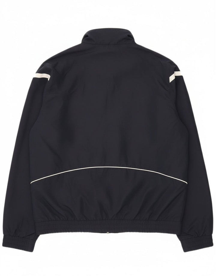 Lotto Mens Tracksuit Top Jacket XL Navy Blue Colourblock Polyester