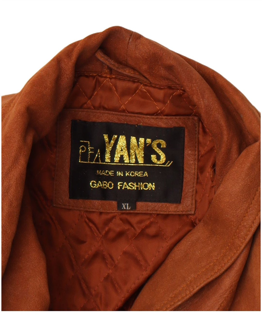 Vintage Womens Leather Jacket UK 18 XL Brown