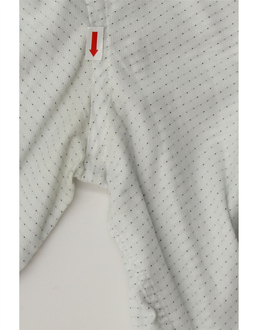 TRUSSARDI Mens Shirt Size 42 16 1/2 Large White Spotted Cotton Vintage Trussardi and Second-Hand Trussardi from Messina Hembry 