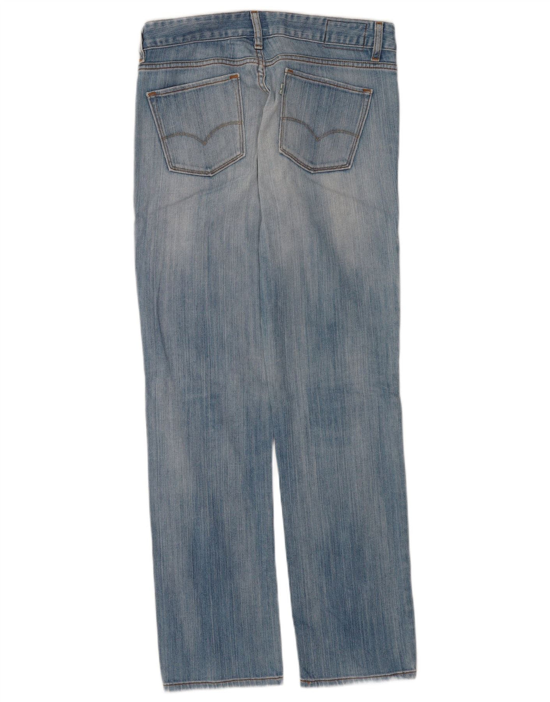 Levi's Womens 552 Mid Rise Straight Jeans US 8 Medium W29 L31 Blue Cotton