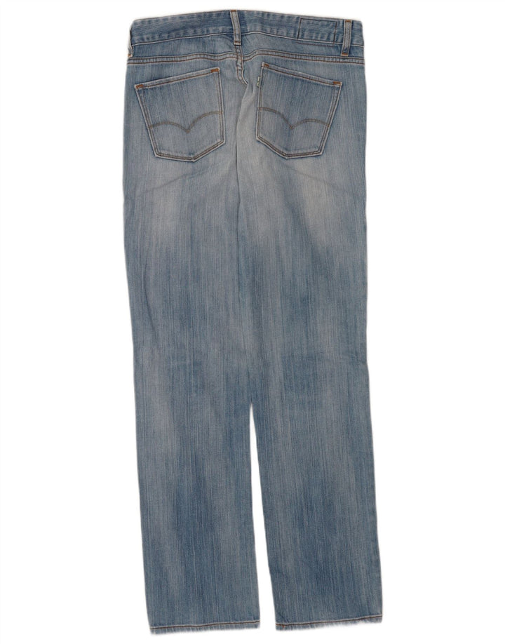Levi's Womens 552 Mid Rise Straight Jeans US 8 Medium W29 L31 Blue Cotton