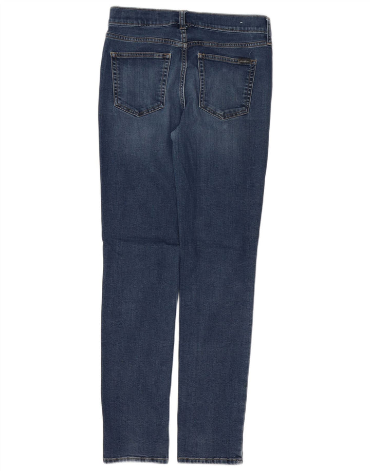 EDDIE BAUER Womens Slightly Curvy Slim Jeans US 4 Small W28 L30 Blue