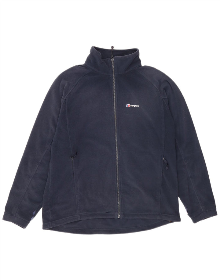 Berghaus Mens Liner Fleece Jacket UK 44 2XL Navy Blue Polyester