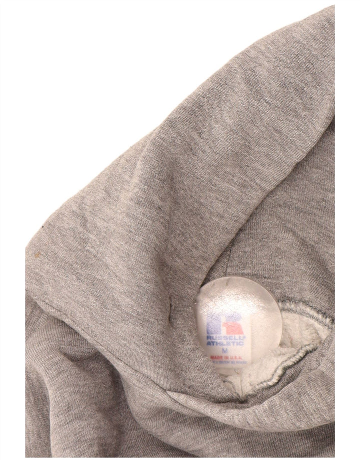 RUSSELL ATHLETIC Boys Hutch Graphic Hoodie Jumper 13-14 Years Medium Grey