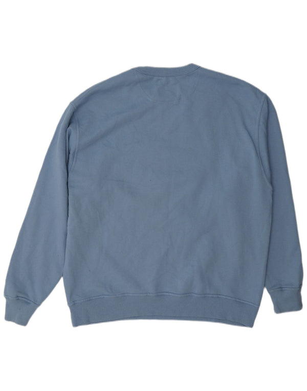 Champion Mens Graphic Sweatshirt Jumper XL Blue