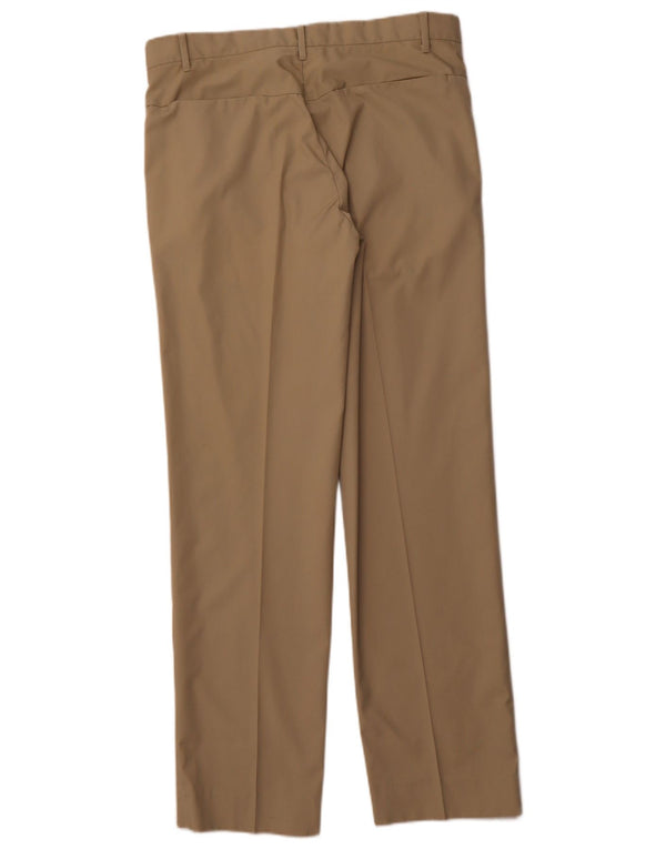 LEVI'S Mens Straight Chino Trousers W34 L34 Beige Polyester