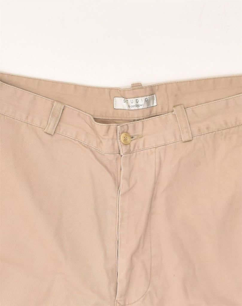 CONBIPEL Mens Tapered Cargo Trousers W36 L33  Beige Cotton | Vintage Conbipel | Thrift | Second-Hand Conbipel | Used Clothing | Messina Hembry 