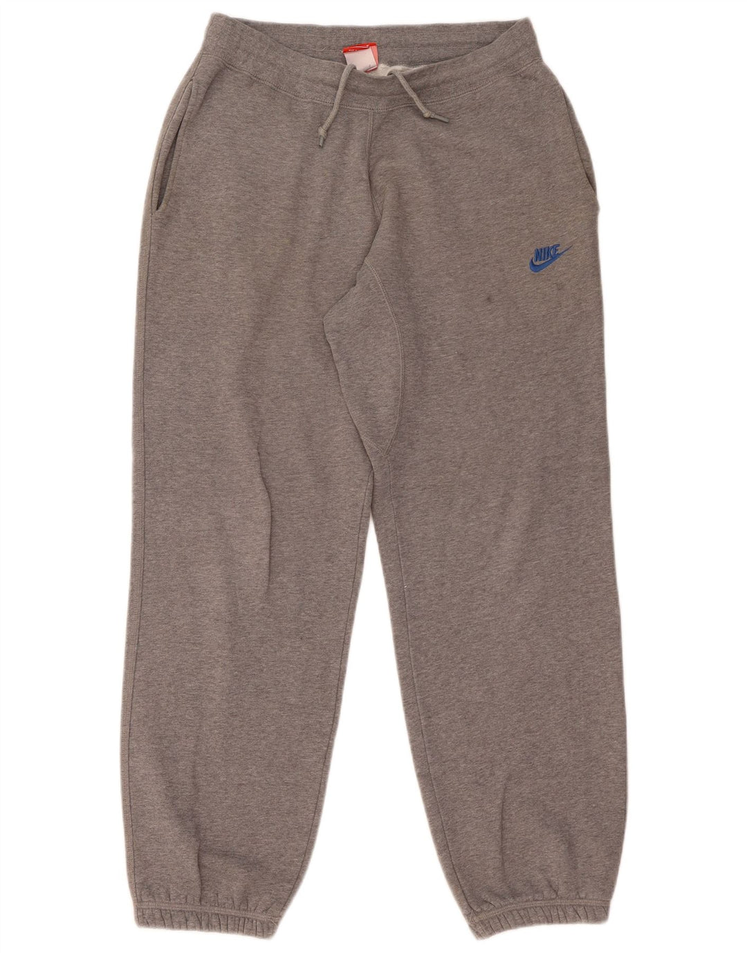 Nike Mens Tracksuit Trousers Joggers Medium Grey Cotton