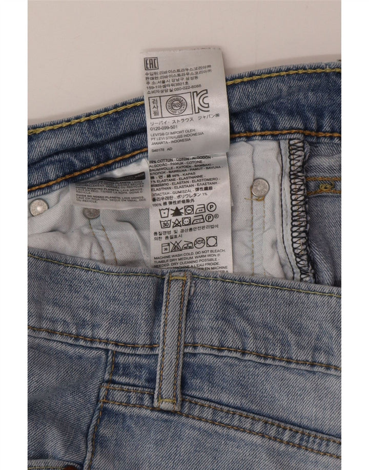 Levi's Mens 502 Slim Tapered Jeans W33 L30 Blue Cotton