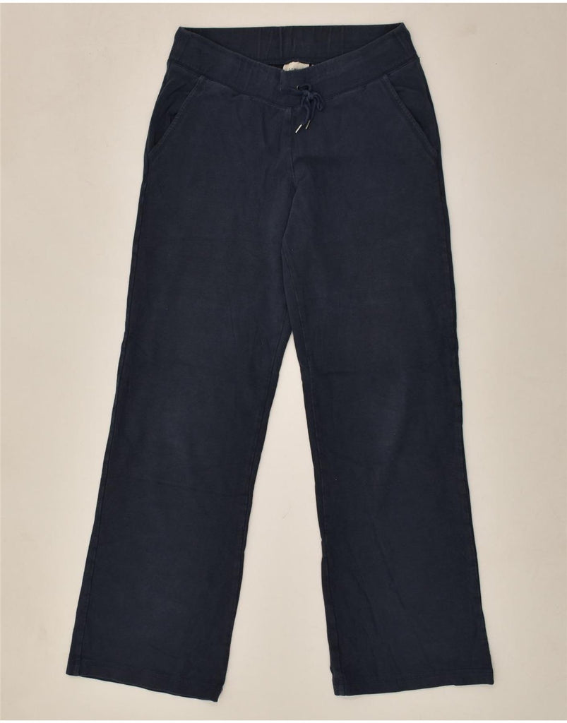 L.L.BEAN Womens Tracksuit Trousers UK 6 XS Navy Blue Cotton | Vintage L.L.Bean | Thrift | Second-Hand L.L.Bean | Used Clothing | Messina Hembry 