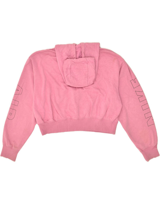 Nike air womens half zip hoodie pink online