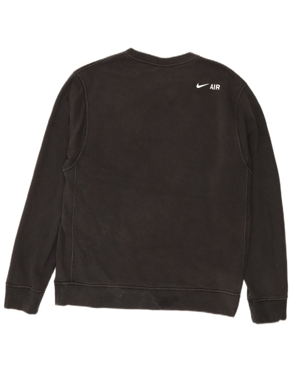Nike Mens Graphic Sweatshirt Jumper Small Black Cotton