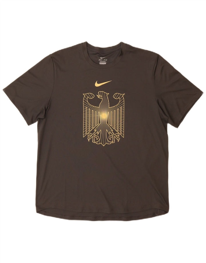 Nike Mens Germany Graphic T-Shirt Top Large Grey