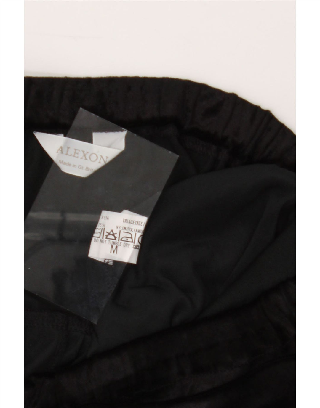 ALEXON Womens A-Line Skirt Medium W30  Black Triacetate Vintage ALEXON and Second-Hand ALEXON from Messina Hembry 