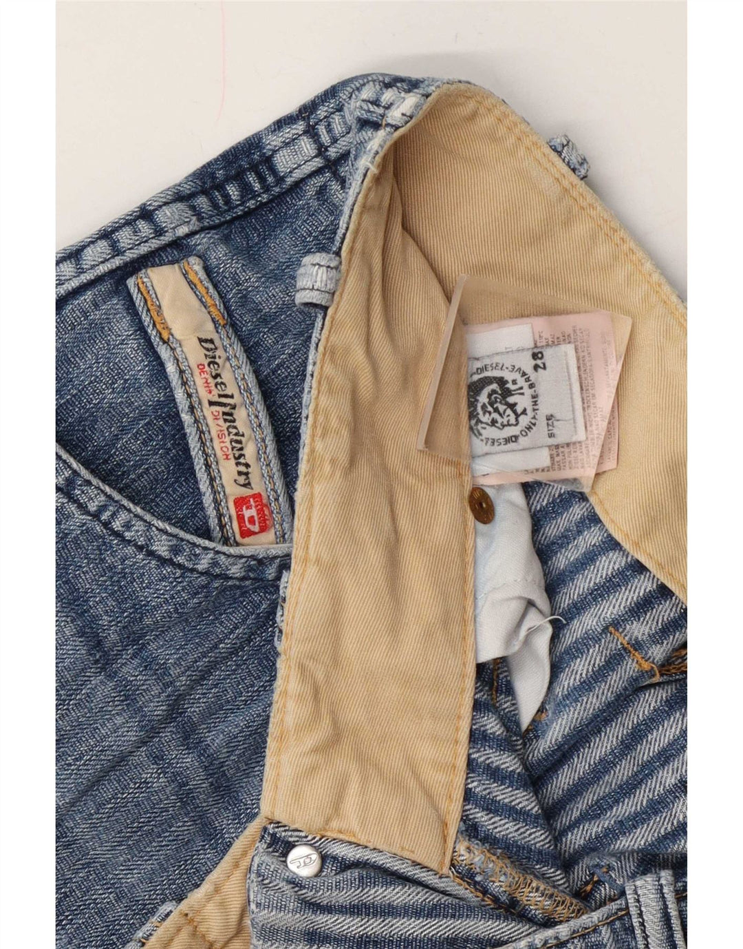 Diesel Womens Bootcut Jeans W28 L34 Blue Cotton