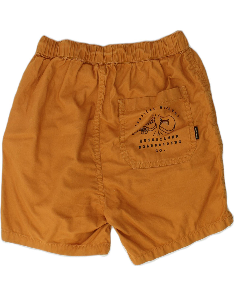 QUIKSILVER Boys Casual Shorts 11-12 Years Medium W26  Brown Cotton | Vintage Quiksilver | Thrift | Second-Hand Quiksilver | Used Clothing | Messina Hembry 