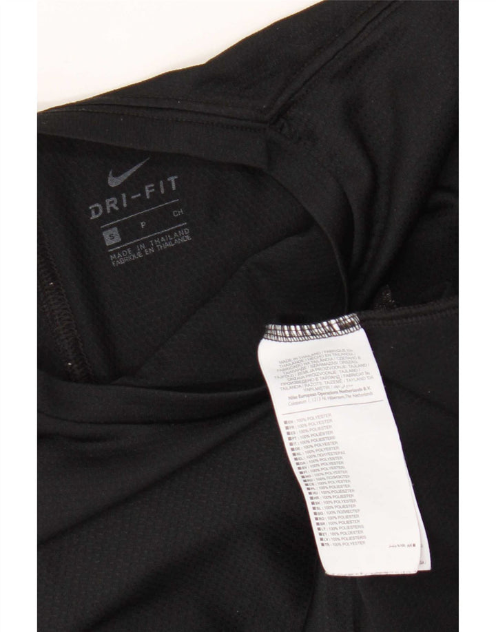 Nike Womens Dri Fit Oversized Graphic T-Shirt Top UK 10 Small Black