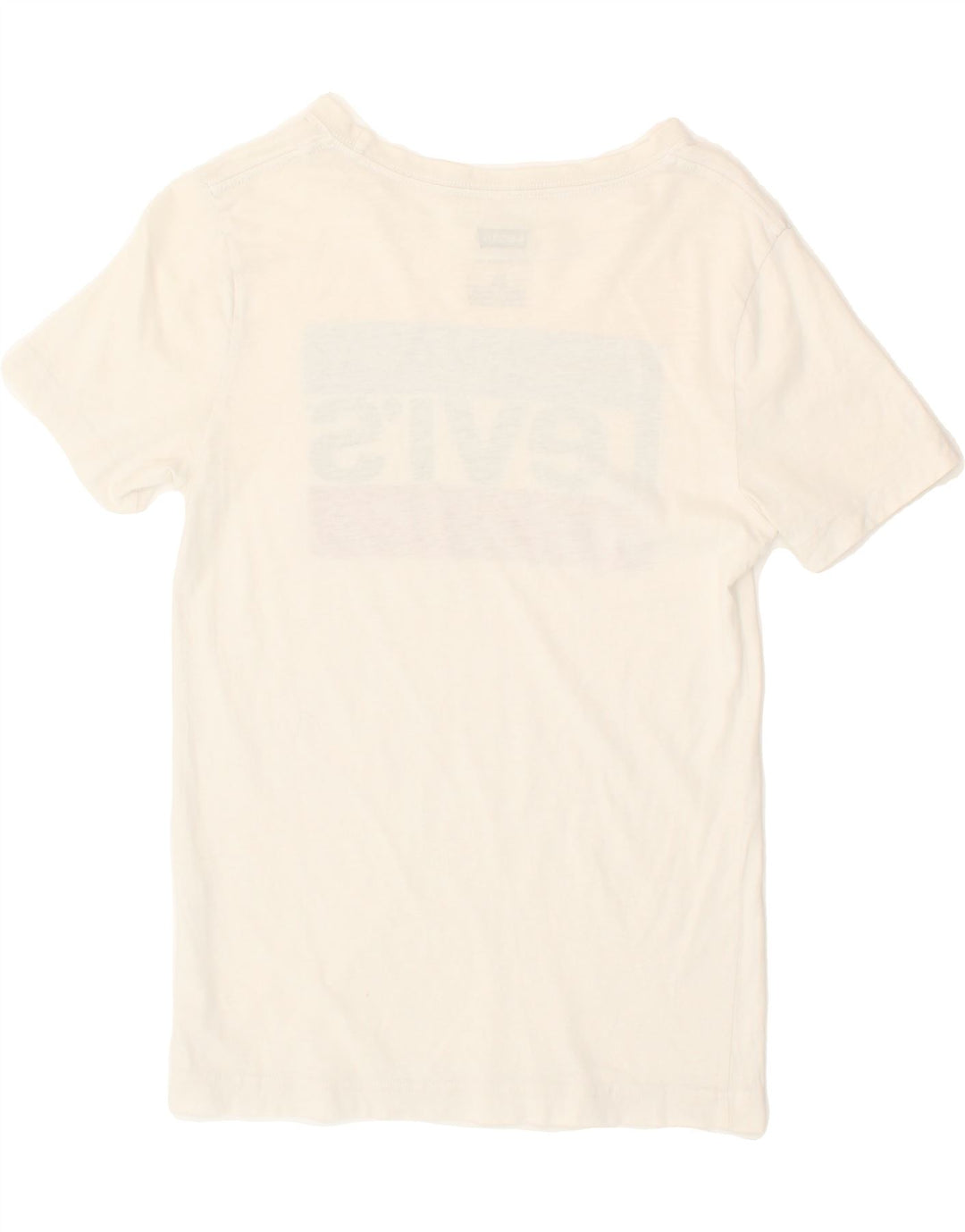 LEVI'S Boys Graphic T-Shirt Top 11-12 Years White Cotton Vintage Levi's and Second-Hand Levi's from Messina Hembry 