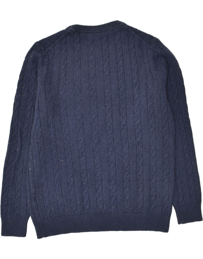 LYLE & SCOTT Boys Crew Neck Jumper Sweater 13-14 Years Medium Navy Blue | Vintage Lyle & Scott | Thrift | Second-Hand Lyle & Scott | Used Clothing | Messina Hembry 