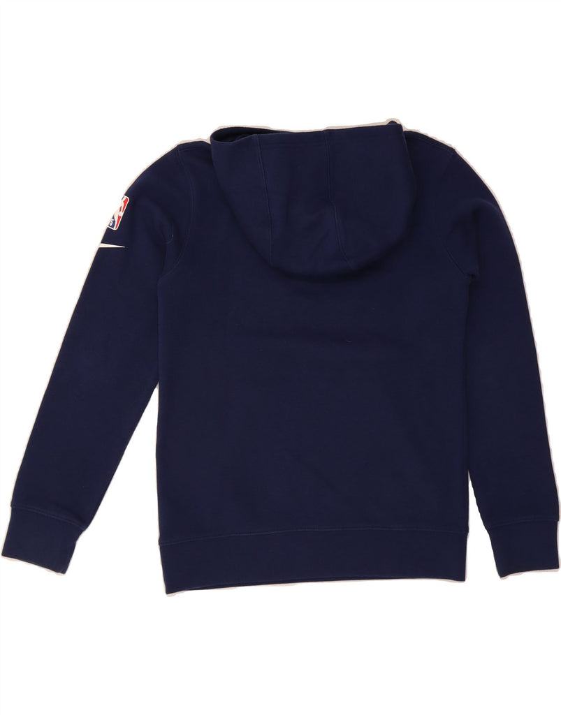 NIKE Boys Hoodie Jumper 10-11 Years Medium Navy Blue Vintage Nike and Second-Hand Nike from Messina Hembry 