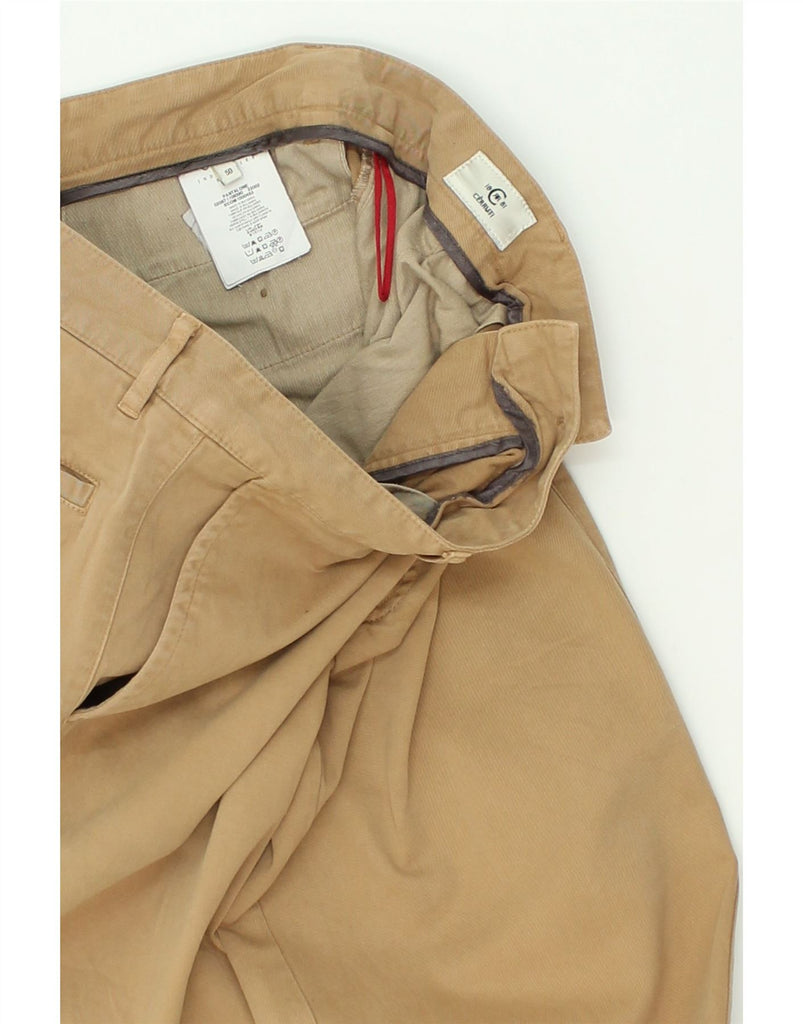 CERRUTI 1881 Mens Straight Chino Trousers IT 50 Large W32 L30 Brown Cotton | Vintage Cerruti 1881 | Thrift | Second-Hand Cerruti 1881 | Used Clothing | Messina Hembry 