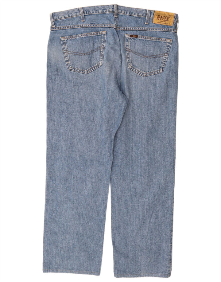 Rifle Mens Straight Jeans W38 L30  Blue