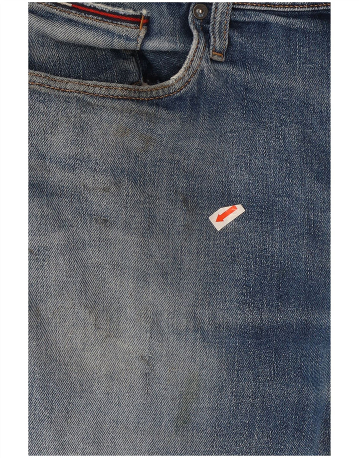 Tommy Hilfiger Mens Straight Jeans W36 L34 Blue Cotton