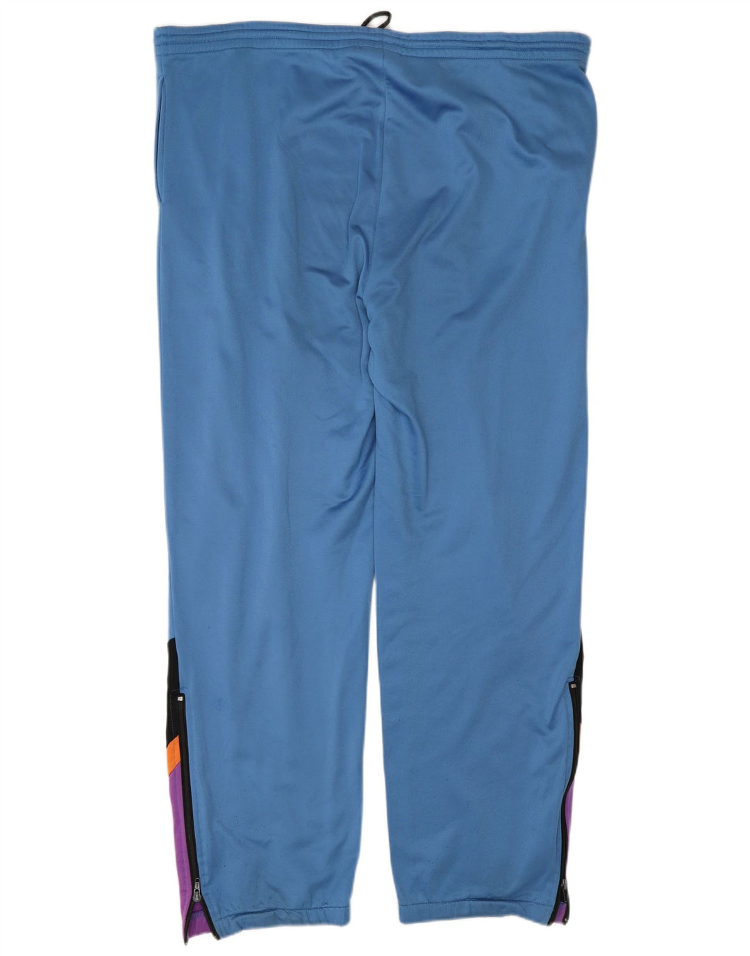 Reebok Mens Tracksuit Trousers Large Blue Colourblock Polyester