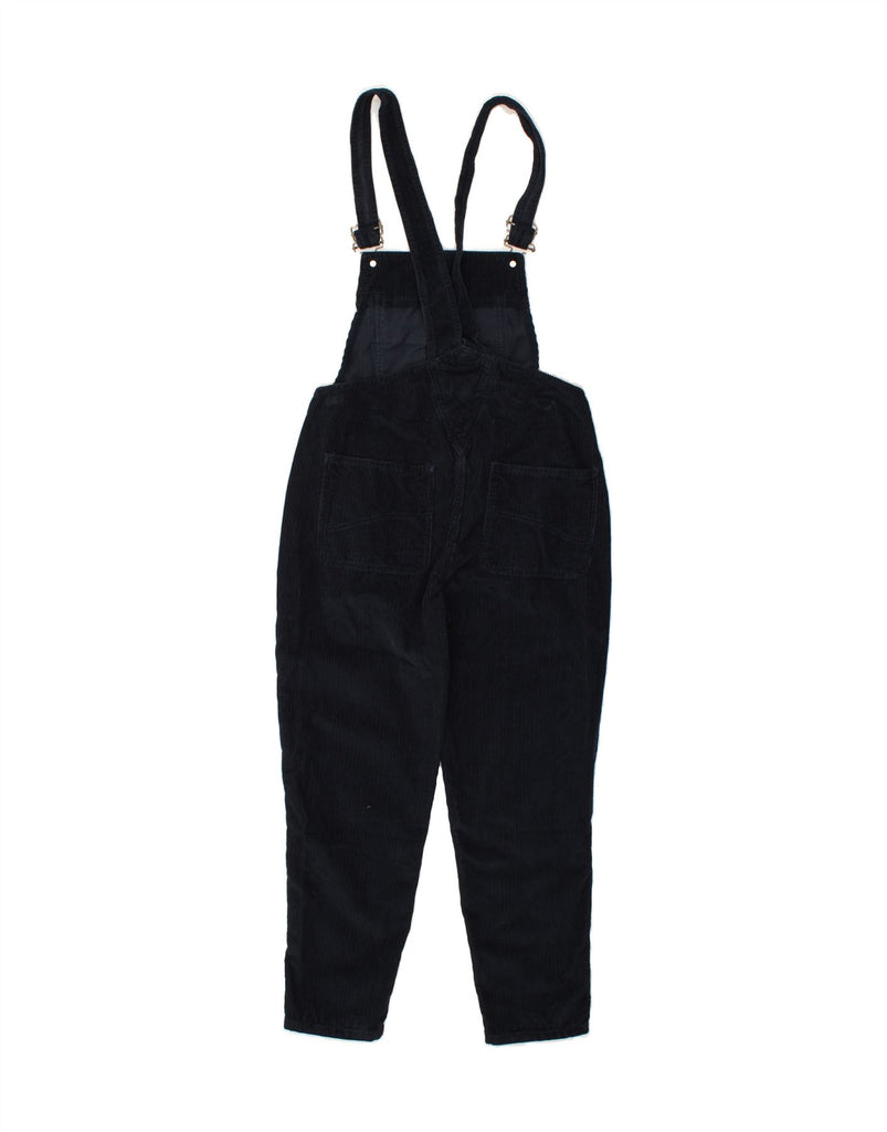 FAT FACE Womens Dungarees Corduroy Trousers UK 10 Small W32 L26 Navy Blue | Vintage Fat Face | Thrift | Second-Hand Fat Face | Used Clothing | Messina Hembry 