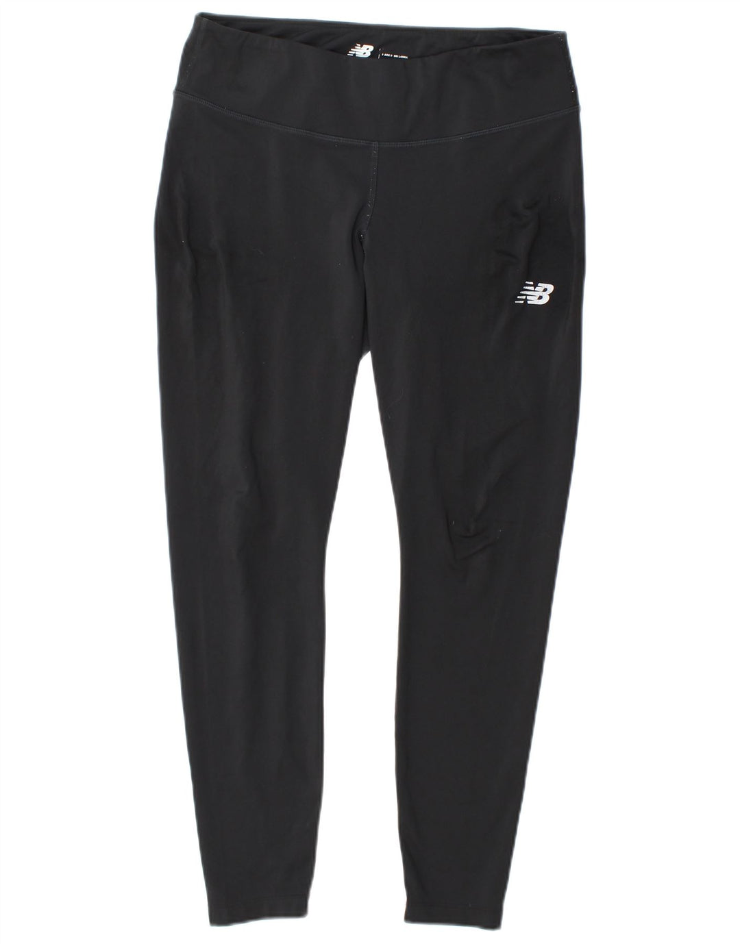 New Balance Womens Leggings UK 14 Large  Black Polyester