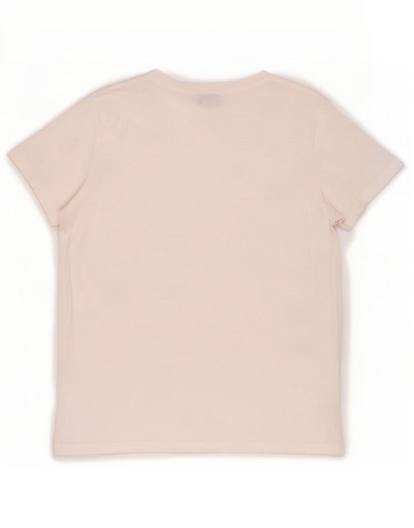 Tommy Hilfiger Womens T-Shirt Top UK 14 Large White Cotton