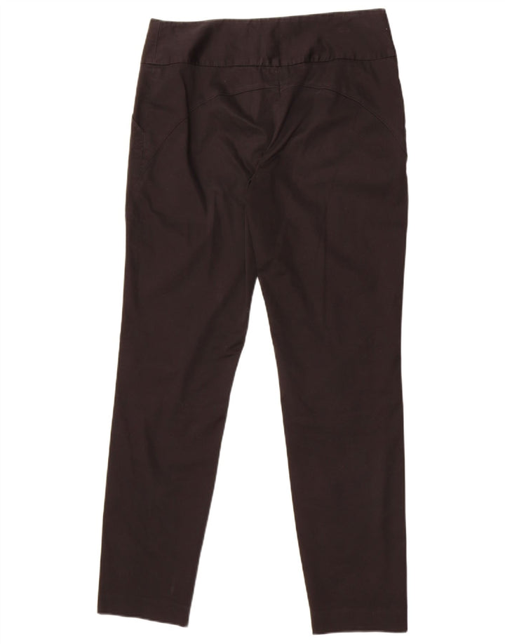 Ted Baker Womens Slim Chino Trousers Size 3 Medium W30 L29 Black Cotton