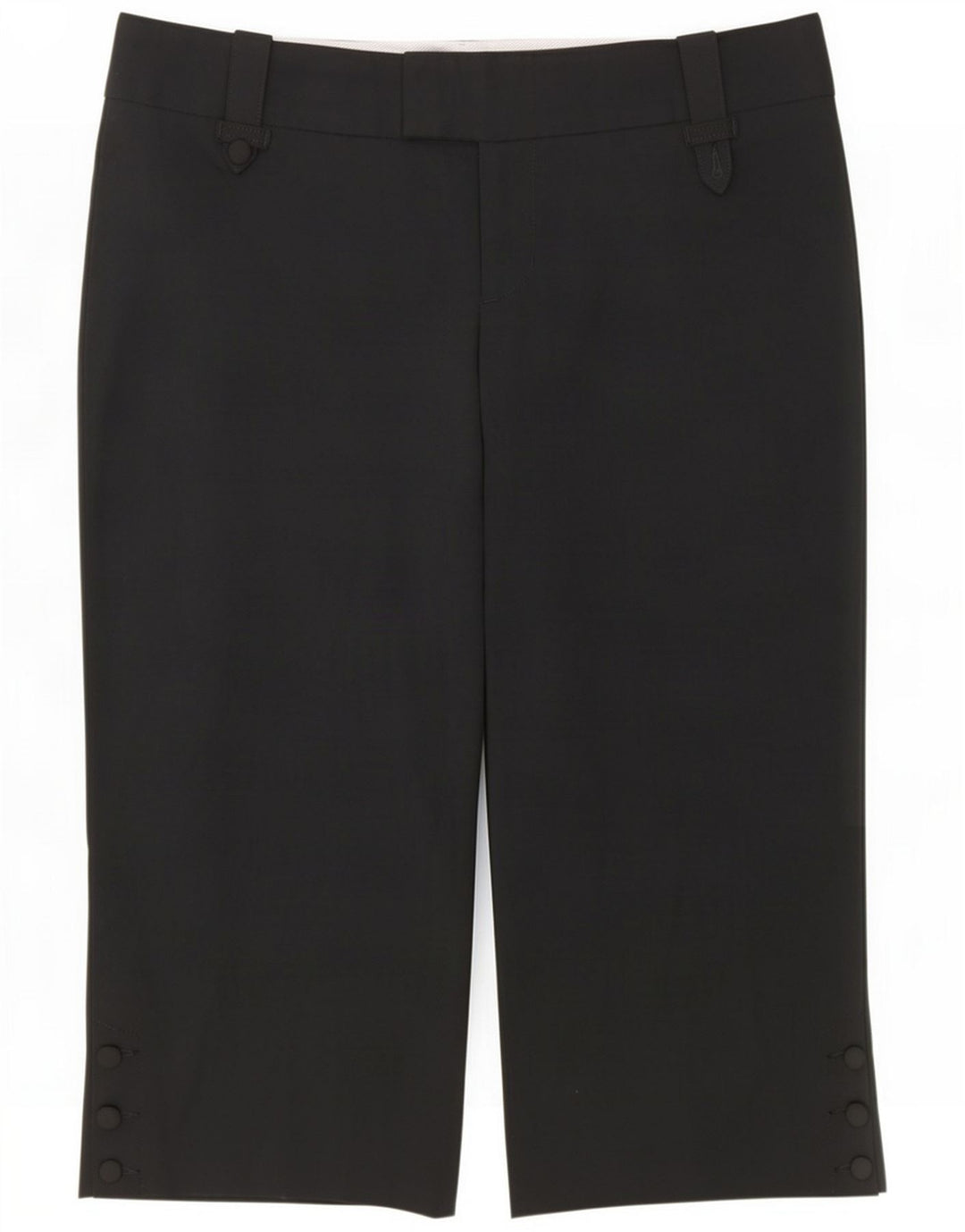 Mossimo Womens Capri Trousers US 12 Large W34 L21 Black Polyester