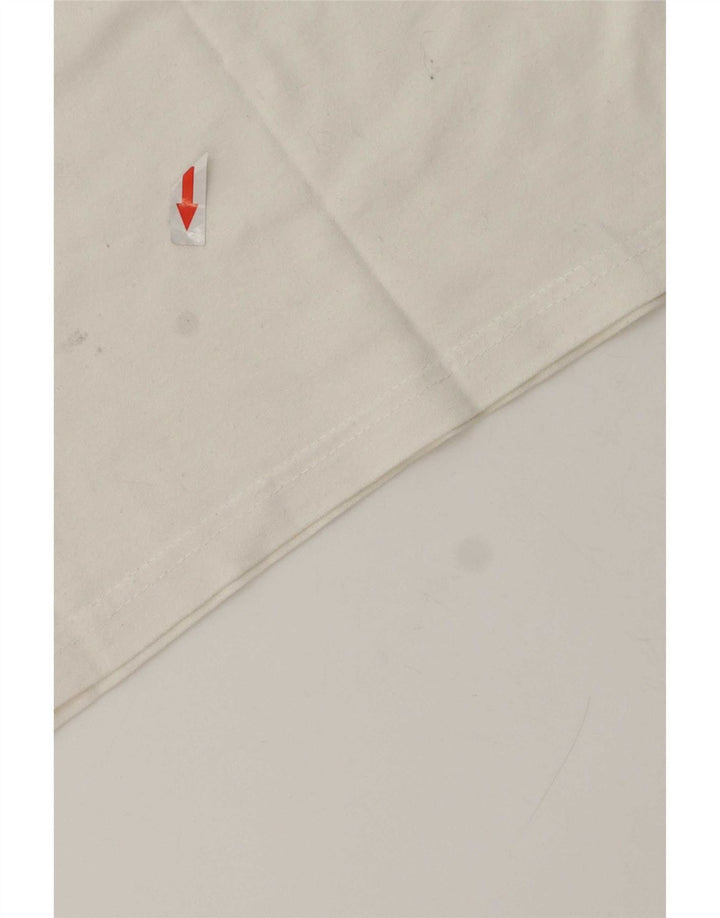 Hard Rock Cafe Mens Mallorca Graphic T-Shirt Top Medium White Cotton