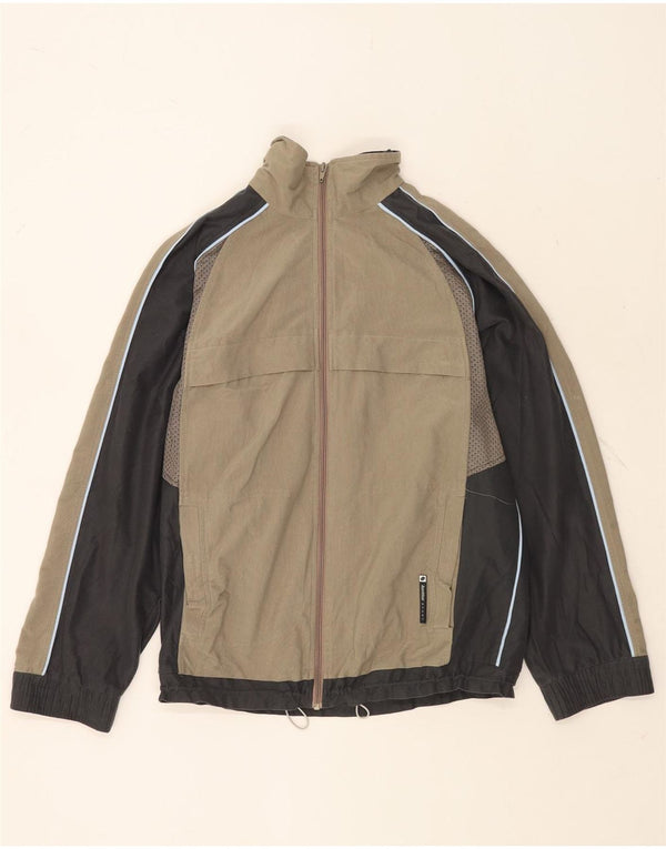 Lotto Mens Tracksuit Top Jacket UK 38/40 Medium Grey Colourblock Polyester