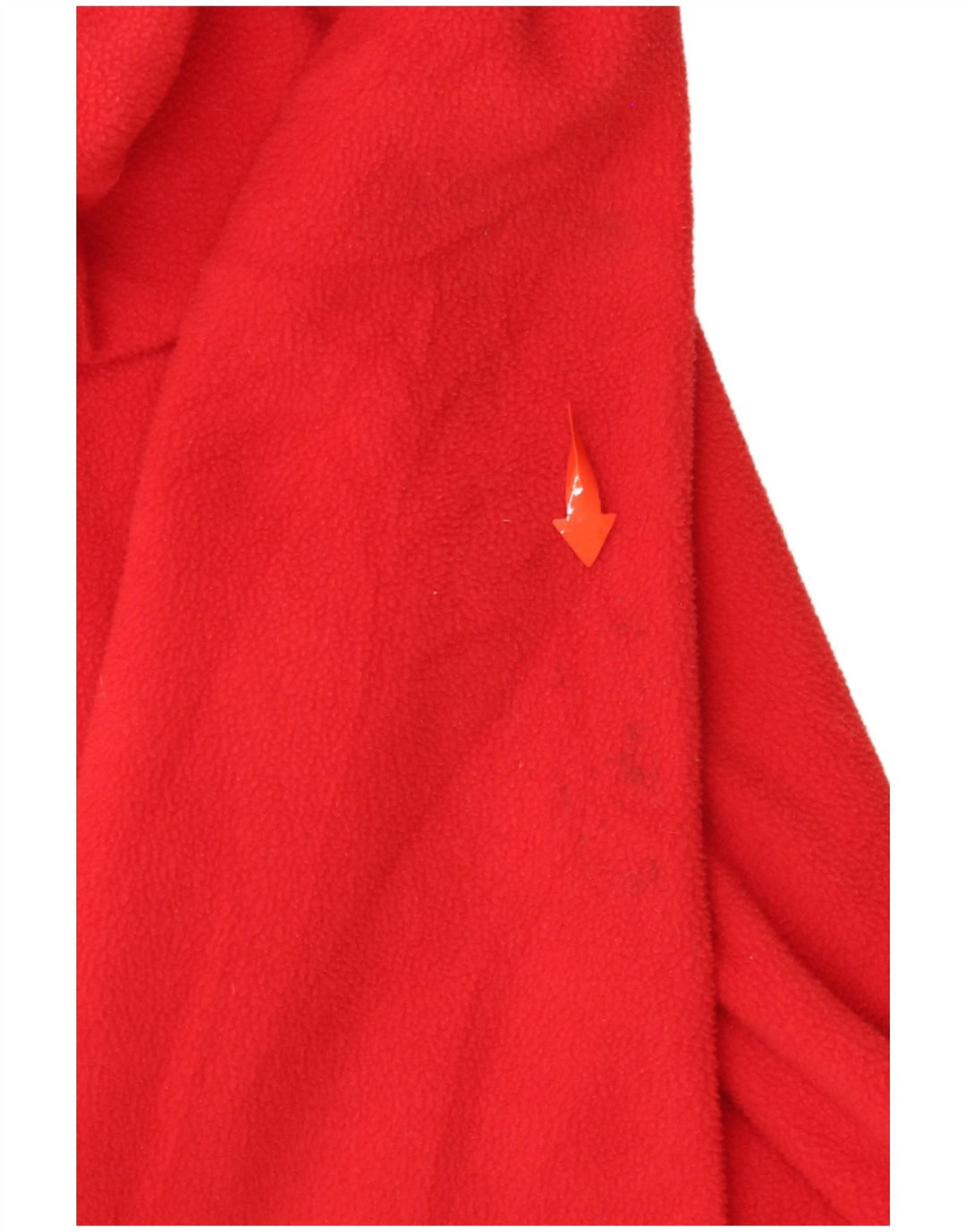 THE NORTH FACE Boys Hooded Fleece Jacket 9-10 Years Medium Red Polyester