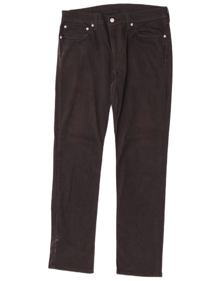 Levi's Mens 511 Slim Jeans W34 L32 Black Cotton