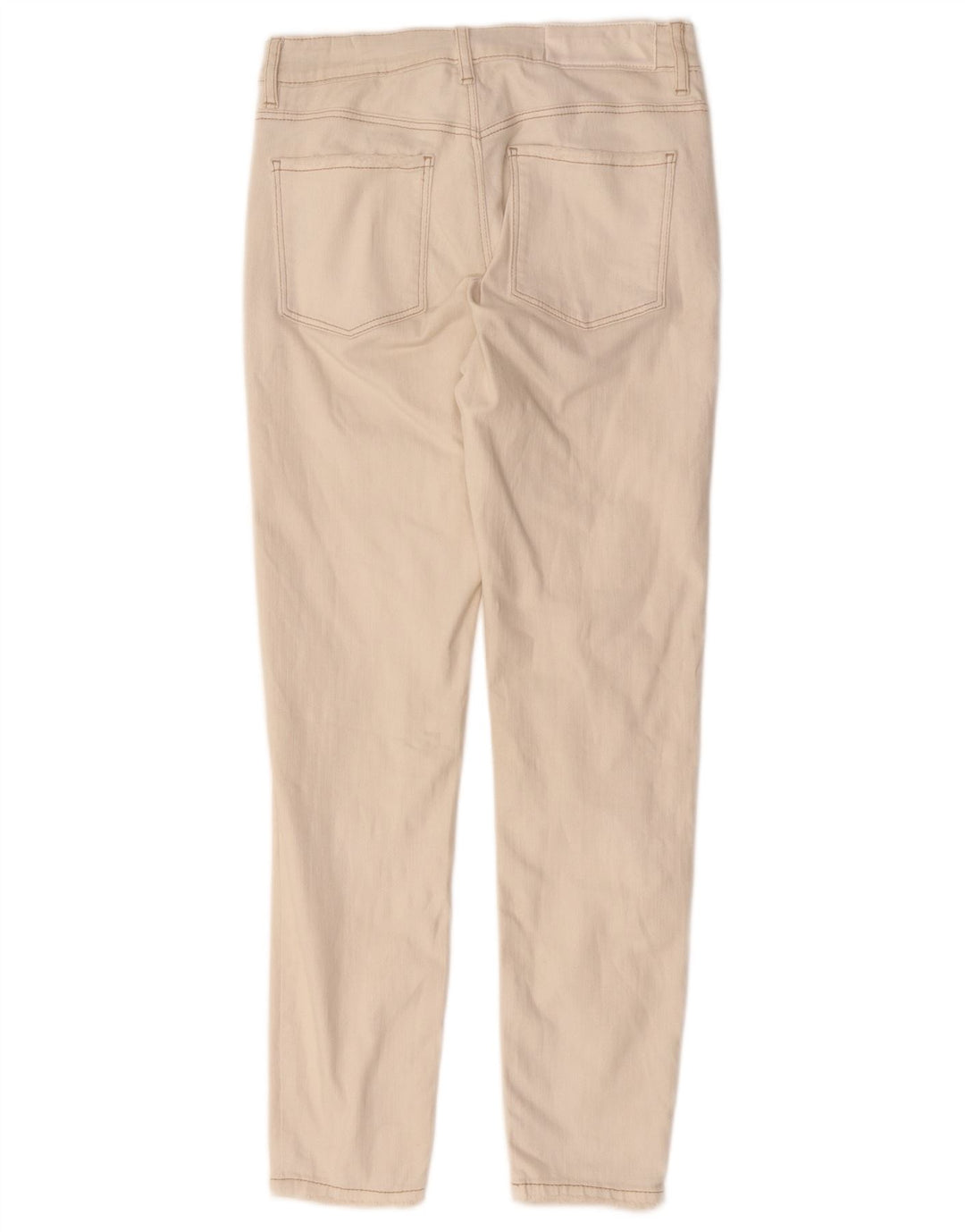 DESIGUAL Womens Slim Jeans W28 L27 Off White Cotton