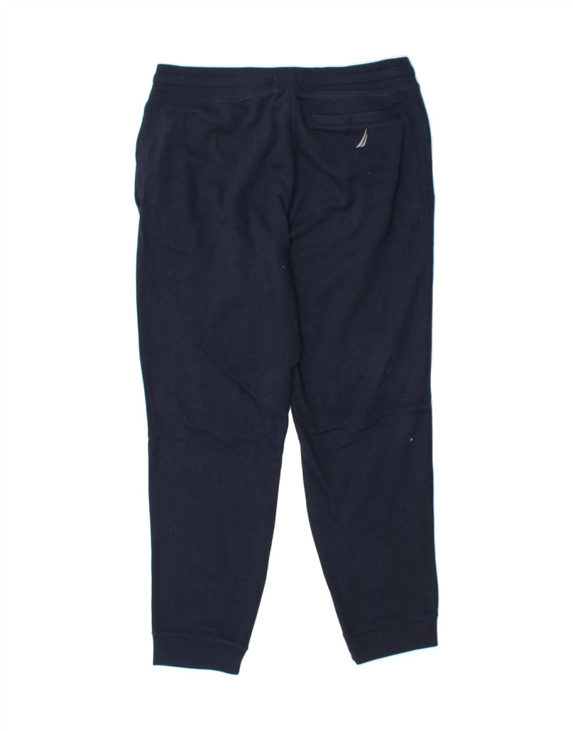 NAUTICA Mens Tracksuit Trousers Joggers Medium  Navy Blue Cotton Vintage Nautica and Second-Hand Nautica from Messina Hembry 