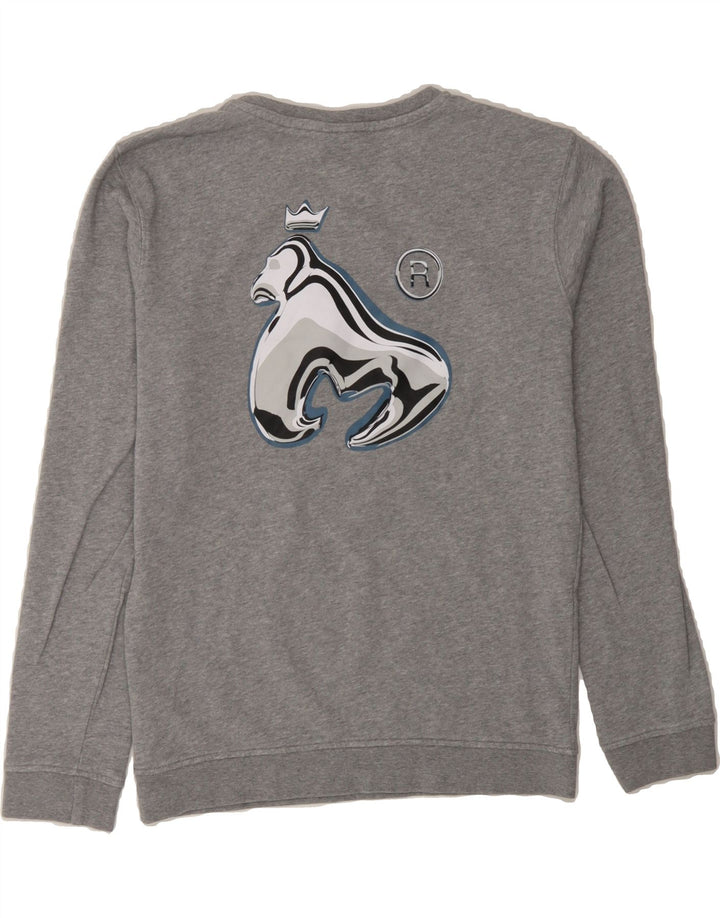 MONEY Boys Graphic Sweatshirt Jumper 14-15 Years Grey Cotton Vintage Money and Second-Hand Money from Messina Hembry 