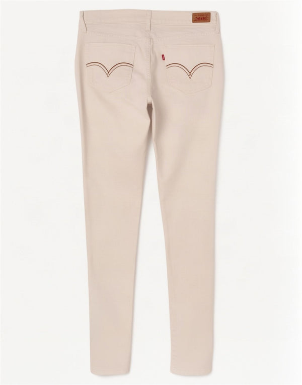 Levi's Womens 535 Legging Skinny Jeans W32 L32 White